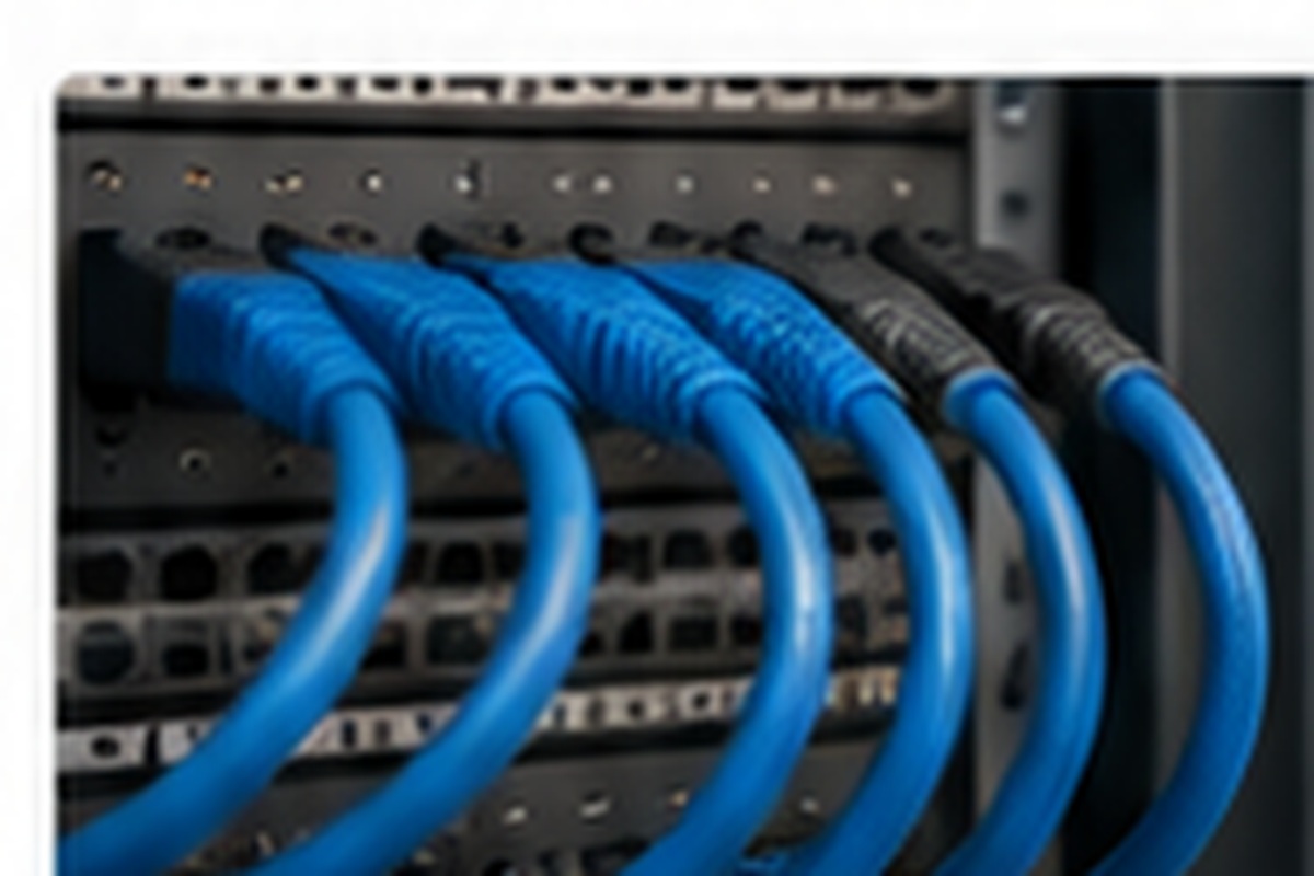 Network rack and structured cabling